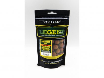 Jet Fish Legend Range Extra tvrdé boilie CHILLI TUNA CHILLI 20mm 250g