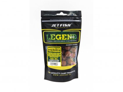 Jet Fish Legend Range Extra tvrdé boilie BIOENZYM FISH LOSOS 20mm 250g