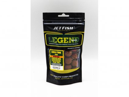 Jet Fish Legend Range Extra tvrdé boilie CHILLI TUNA_CHILLI 24mm 250g