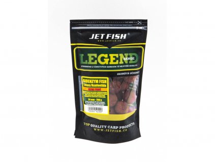 Jet Fish Legend Range Extra tvrdé boilie BIOENZYM FISH LOSOS ASA 24mm 250g