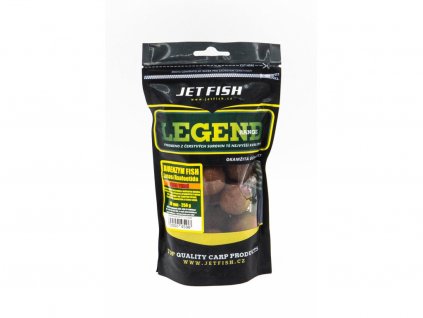 Jet Fish Legend Range Extra tvrdé boilie BIOENZYM FISH LOSOS ASA 30mm 250g