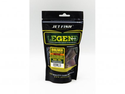 Jet Fish Legend Range Extra tvrdé boilie BIOLIVER ANANAS N-BUTYRIC 30mm 250g