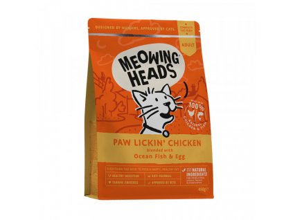 20432 meowing heads paw lickin chicken 450 g
