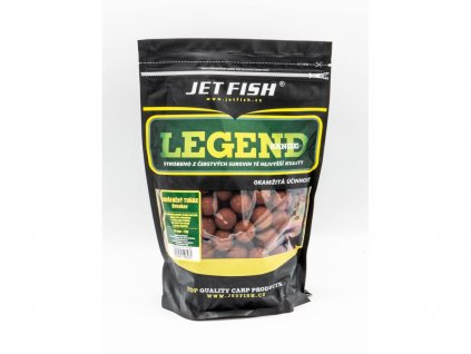 Jet Fish Legend Range boilie KOŘENĚNÝ TUŇÁK BROSKEV 24mm 1kg