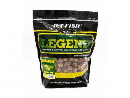 Jet Fish Legend Range boilie BIOSQUID 24mm 3kg pro rybolov