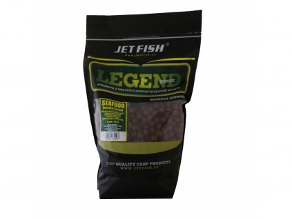 Jet Fish Legend Range boilie SEAFOOD ŠVESTKA ČESNEK 24mm 10kg por rybolov