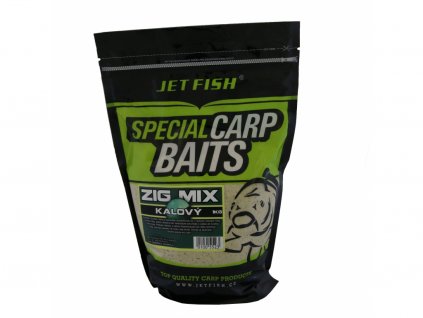 Zig Rig Mixy sloupcová směs pro rybolov Jet Fish Zig mix KALOVÝ 1kg