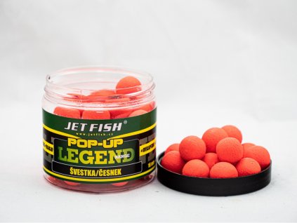 Jet Fish Legend Range Pop-Up ŠVESTKA ČESNEK 16mm 60g