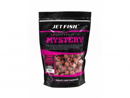 Jet Fish Mystery boilie JAHODA MORUŠE 20mm 1kg pro rybolov