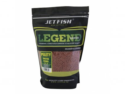 Jet Fish Legend Range Pelety ŠVESTKA ČESNEK 4mm 1kg