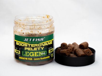 Jet Fish Legend Range Boosterované pelety BIOENZYM FISH LOSOS ASA 12mm 250ml