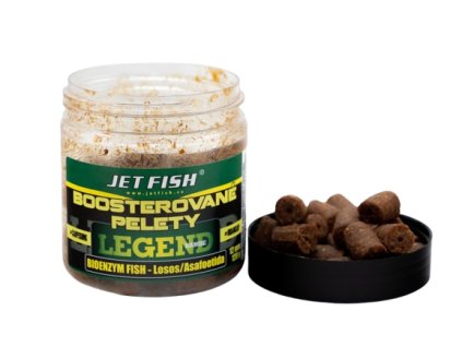 Jet Fish Legend Range Boosterované pelety BIOENZYM FISH LOSOS ASA 12mm 250ml