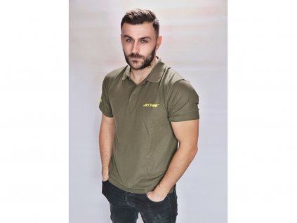 Jet Fish Triko Polo Khaki vel. XXL