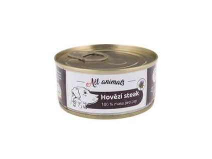 All Animals DOG hovězí steak 100g