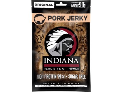 INDIANA Jerky vepřové Original ZIP 90g