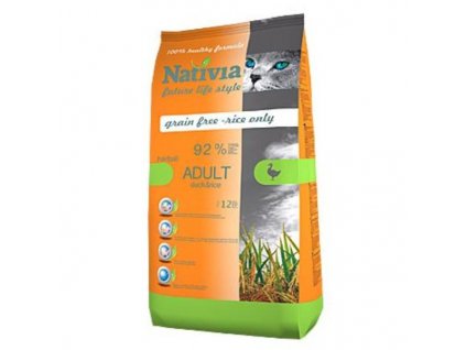 28913 nativia cat adult duck rice hairball 10kg