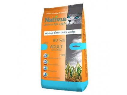 28931 nativia cat adult salmon rice active 1 5kg
