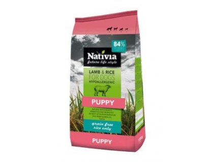 Nativia Dog Puppy Lamb&Rice 15kg