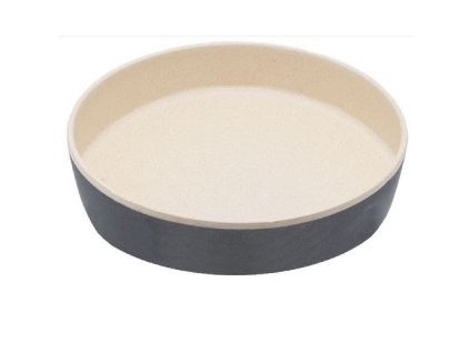 Miska pro kočku, BecoBowl - Bambusová-coastal-grey