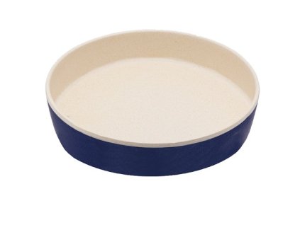 Miska pro kočku, BecoBowl - Bambusová-midnight-blue