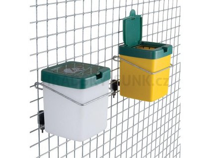 Závěsná automatická napáječka bílá 500 ml