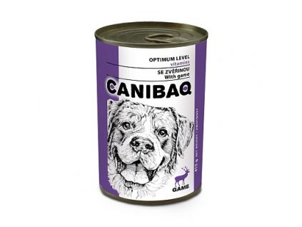 Canibaq Classic konzerva pes zvěřina 415 g