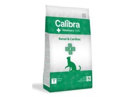 Calibra VD Cat Renal Cardiac 2kg veterinární dieta suché krmivo pro kočky