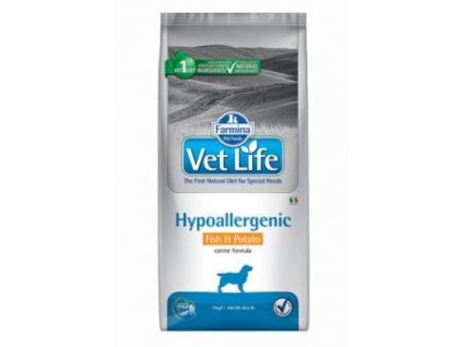 Vet Life Natural DOG Hypo Fish & Potato 12kg