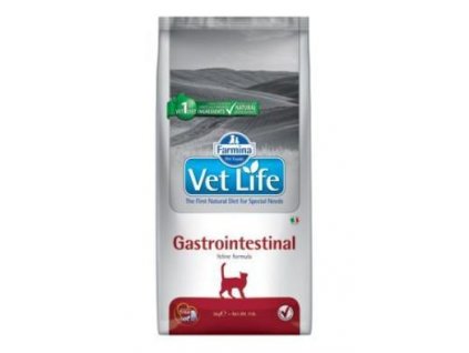 Vet Life Natural CAT Gastro Intestinal 10kg veterinární dieta suché krmivo pro kočky