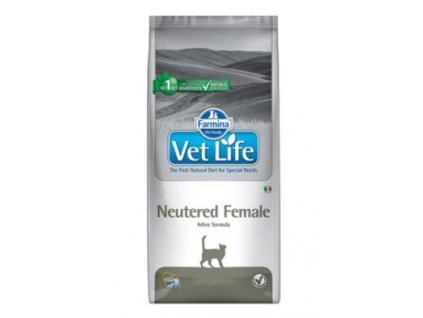 Vet Life Natural CAT Neutered Female 5kg veterinární dieta suché krmivo pro kočky