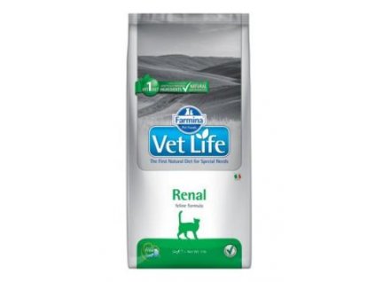 Vet Life Natural CAT Renal 5kg veterinární dieta suché krmivo pro kočky