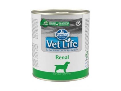 Vet Life Natural Dog veterinární dieta konzerva Renal 300g