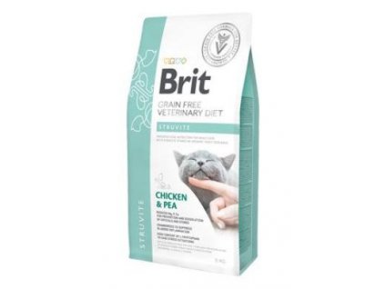 Brit VD Cat GF Struvite 5kg veterinární dieta suché krmivo pro kočky