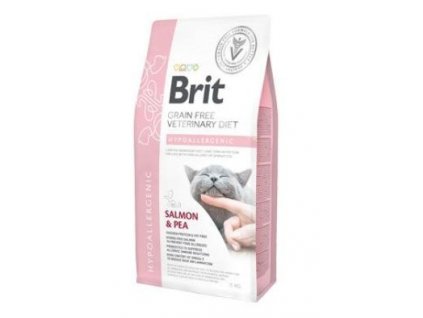Brit VD Cat GF Hypoallergenic 5kg veterinární dieta suché krmivo pro kočky