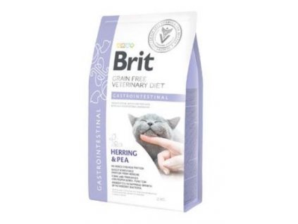 Brit VD Cat GF Gastrointestinal 2kg veterinární dieta suché krmivo pro kočky