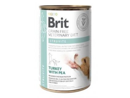 Brit VD Dog GF veterinární dieta konzerva Struvite 400g