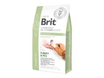 Brit VD Dog GF Diabetes 2kg veterinární dieta suché krmivo pro psy granule