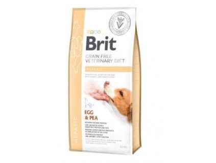 Brit VD Dog GF Hepatic 12kg veterinární dieta suché krmivo pro psy granule