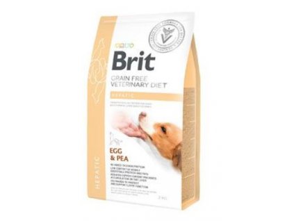 Brit VD Dog GF Hepatic 2kg veterinární dieta suché krmivo pro psy granule