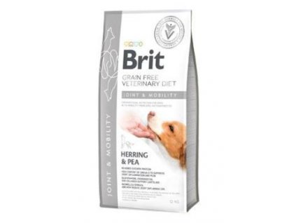 Brit VD Dog GF Mobility 12kg veterinární dieta suché krmivo pro psy granule spodpora metabolismu kloubů v případě osteoartritidy