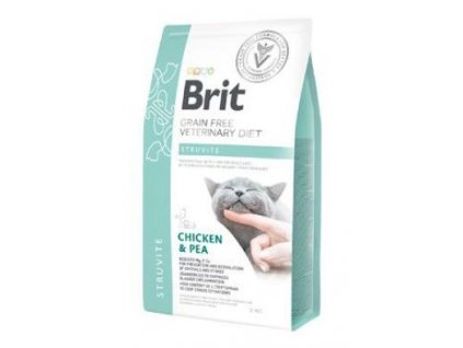 Brit VD Cat GF Struvite 2kg veterinární dieta suché krmivo pro kočky