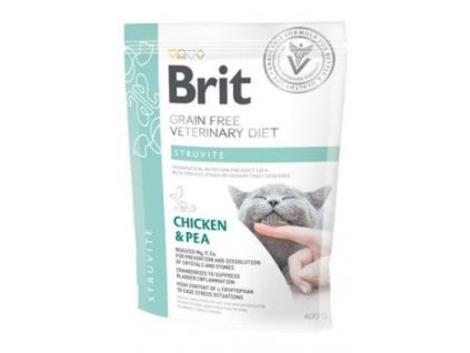 Brit VD Cat GF Struvite 400g veterinární dieta suché krmivo pro kočky