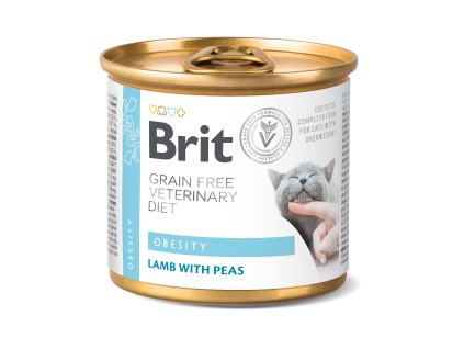 Brit VD Cat GF konz Obesity 200g
