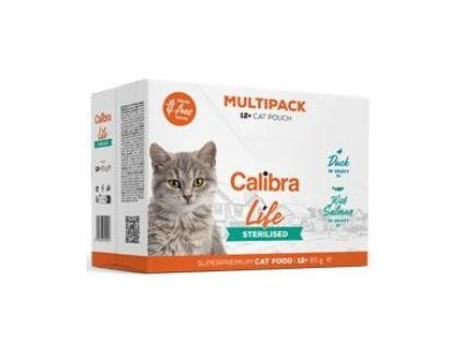 Calibra Cat Life kapsa Sterilised Multipack 12x85g