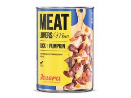 Josera Dog konz.Meat Lovers Menu Duck with Pumpk.400g