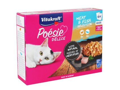 Vitakraft Cat Poésie DéliGelee Multipack rybí 6x85g