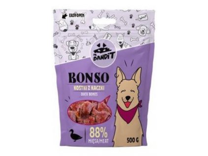 VetExpert Mr.Bandit pochoutka BONSO kachní kosti 500g