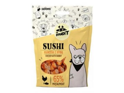 VetExpert Mr.Bandit pochoutka SUSHI kuře a ryba 80g