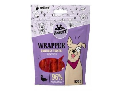 VetExpert Mr.Bandit pochoutka WRAPPER tyč.kachna 500g