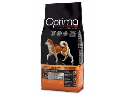 OPTIMAnova Dog Adult Sensitive Salmon & Potato GF 2 kg